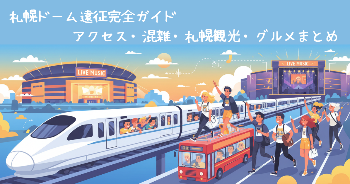 札幌ドーム遠征完全ガイド｜アクセス・混雑・札幌観光まとめのブログ